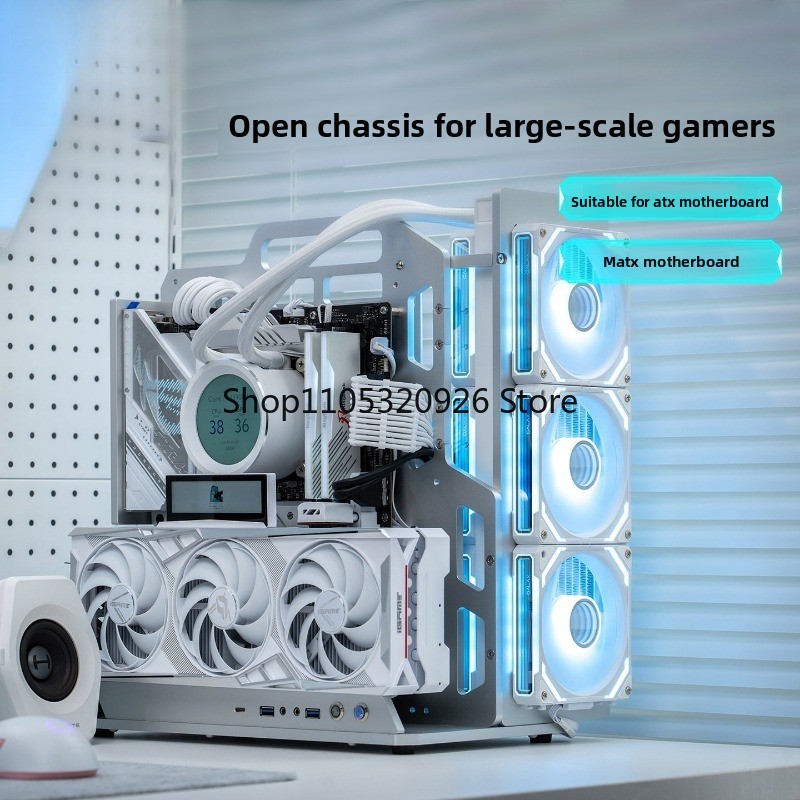 Aluminum Open Frame Test Bench Water Cooling - Casing Open Air Frame, Chassis Komputer