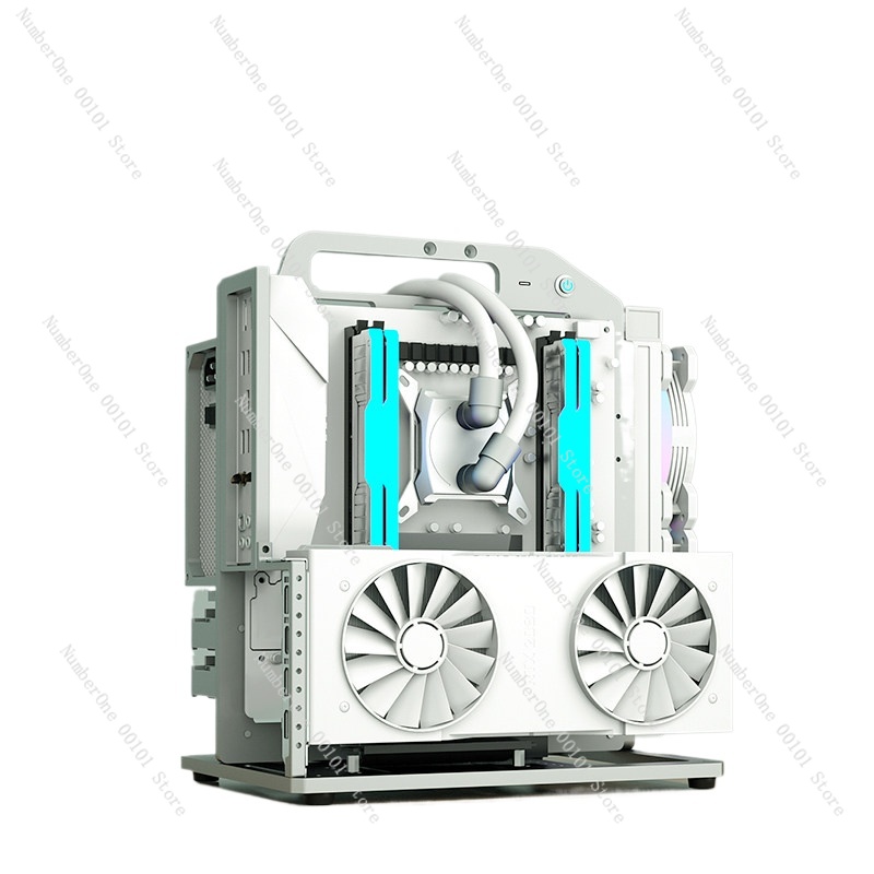 Aluminum Open Frame Test Bench Water Cooling - Rak Chassis Aluminium Alloy untuk Motherboard