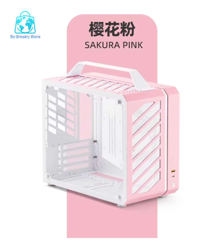 Casing PC Full Tower Portabel  - Mechanic Master C28 Matx Portable Pc Case ulasan dan harga