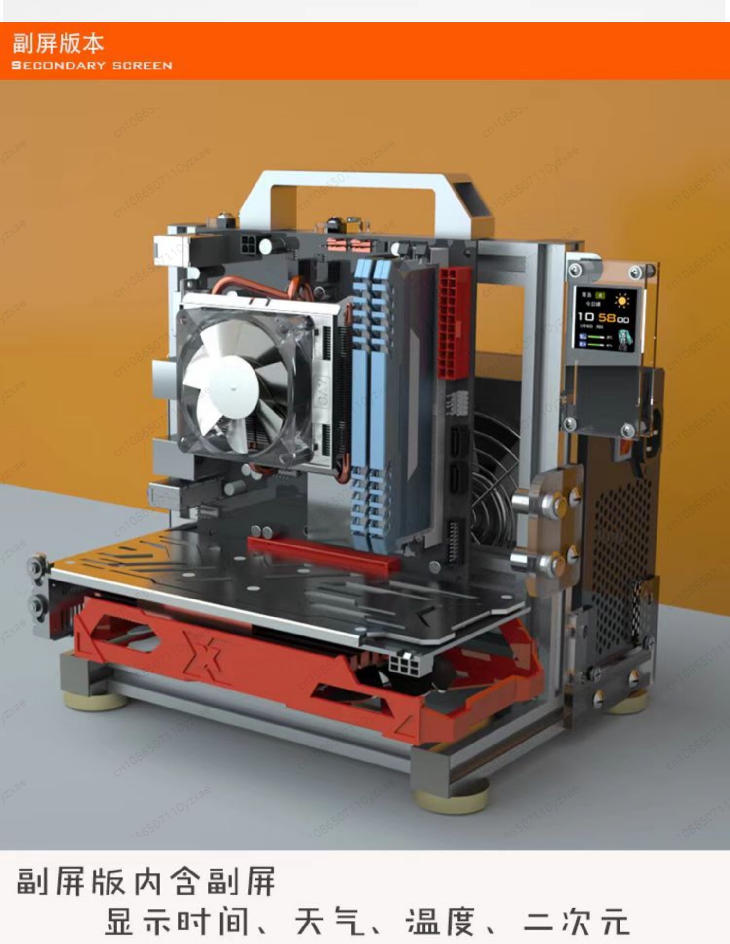 Rangka PC Terbuka Portabel Ber - Aluminum Open Frame Test Bench Water Cooling ulasan dan harga