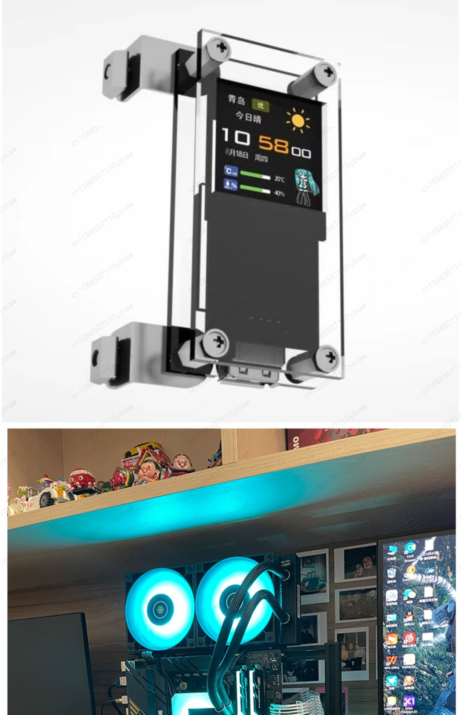 Rangka PC Terbuka Portabel Ber - Aluminum Open Frame Test Bench Water Cooling ulasan dan harga