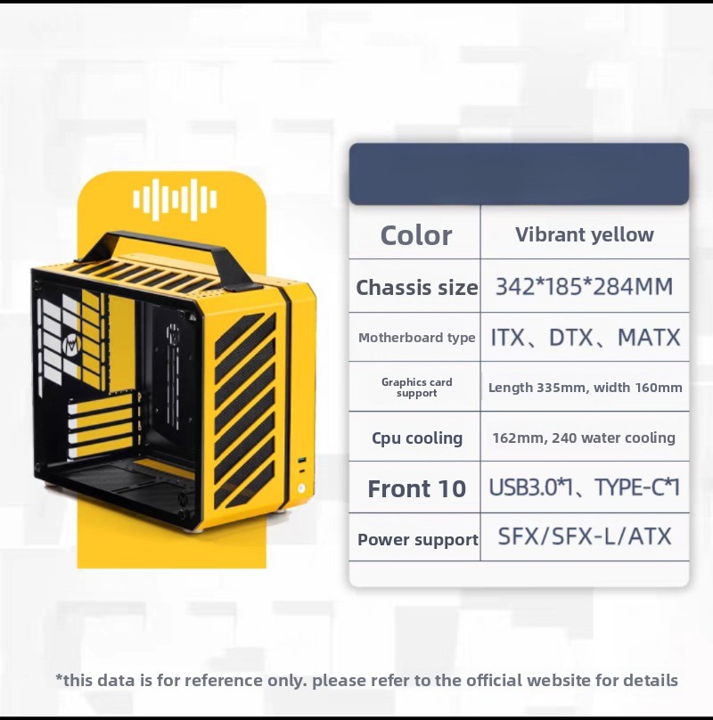 Casing PC Full Tower Portabel  - Mechanic Master C28 Matx Portable Pc Case ulasan dan harga