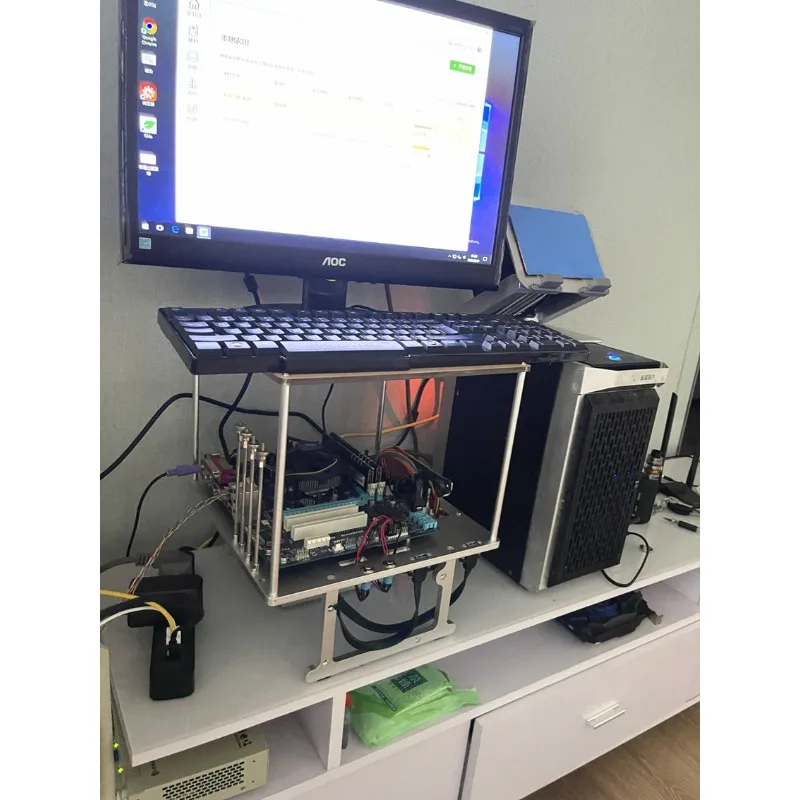 Casing Komputer Aluminium Open - Aluminum Open Frame Test Bench Water Cooling ulasan dan harga